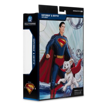 Superman (2025) DC Multiverse Deluxe Actionfigur Superman with Krypto the Super Dog 18 cm – Bild 10