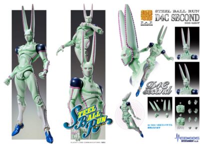 JoJo's Bizarre Adventure Part7 Steel Ball Run Super Action Actionfigur Chozokado D4C Second 20 cm – Bild 8