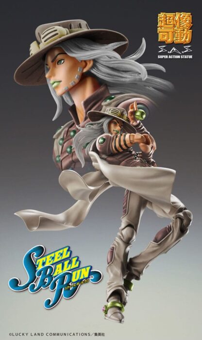 JoJo's Bizarre Adventure Part7 Steel Ball Run Super Action Actionfigur Chozokado Johnny Joestar Second 15 cm – Bild 5