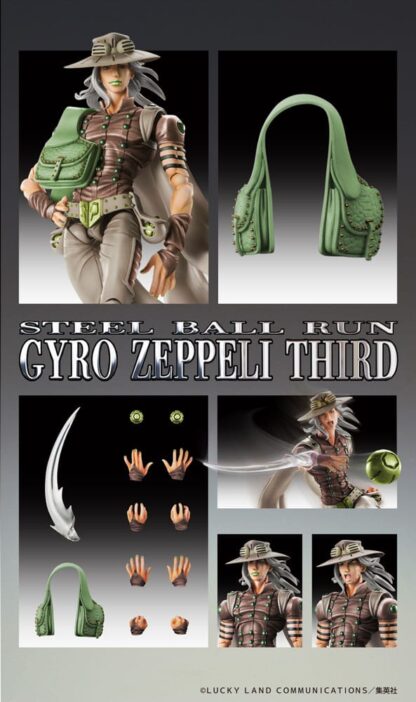 JoJo's Bizarre Adventure Part7 Steel Ball Run Super Action Actionfigur Chozokado Johnny Joestar Second 15 cm – Bild 10