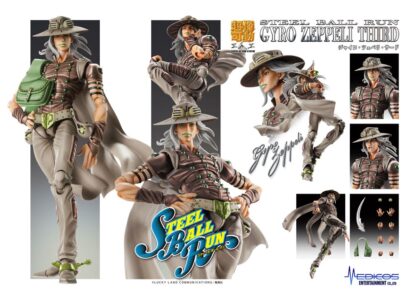 JoJo's Bizarre Adventure Part7 Steel Ball Run Super Action Actionfigur Chozokado Johnny Joestar Second 15 cm – Bild 11