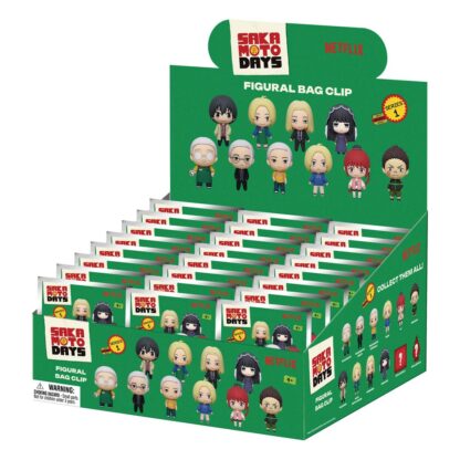 Sakamoto Days 3D PVC-Taschenanhänger Series 1 Display (24)