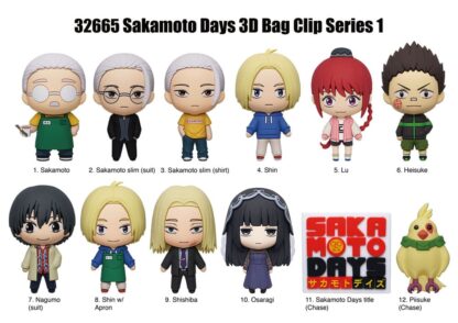 Sakamoto Days 3D PVC-Taschenanhänger Series 1 Display (24) – Bild 2