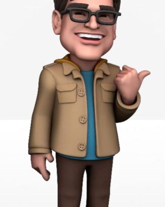 The Big Bang Theory Minix Figur Leonard Hofstadter 12 cm