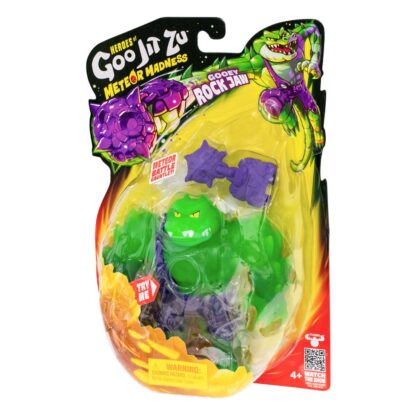 Heroes of Goo Jit Zu Meteor Madness Dehnbare Figur Rock Jaw 12 cm – Bild 4