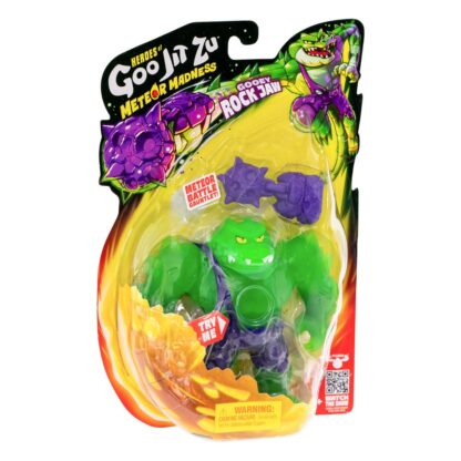 Heroes of Goo Jit Zu Meteor Madness Dehnbare Figur Rock Jaw 12 cm – Bild 7