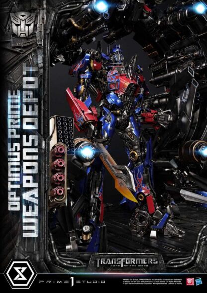 Transformers: Dark of the Moon (Film) Museum Masterline Statue Optimus Prime Weapons Depot 127 cm – Bild 20