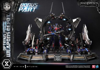 Transformers: Dark of the Moon (Film) Museum Masterline Statue Optimus Prime Weapons Depot Bonus Version 127 cm – Bild 4