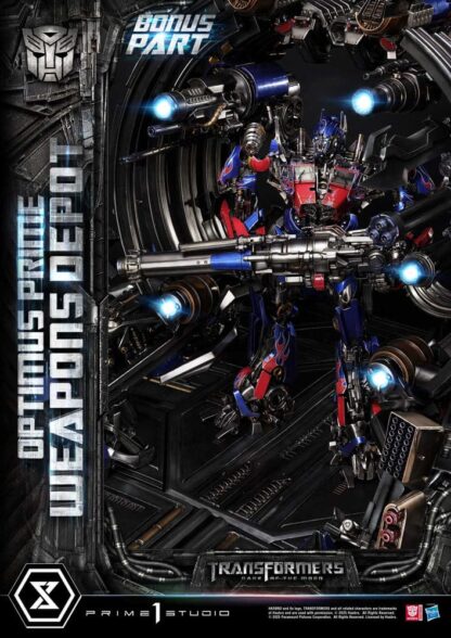 Transformers: Dark of the Moon (Film) Museum Masterline Statue Optimus Prime Weapons Depot Bonus Version 127 cm – Bild 20