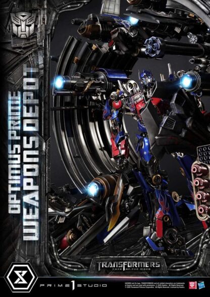 Transformers: Dark of the Moon (Film) Museum Masterline Statue Optimus Prime Weapons Depot Bonus Version 127 cm – Bild 23