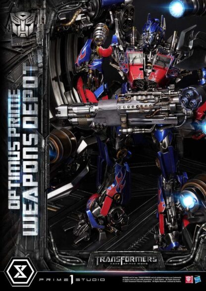 Transformers: Dark of the Moon (Film) Museum Masterline Statue Optimus Prime Weapons Depot Bonus Version 127 cm – Bild 26