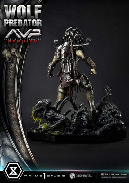 Alien vs. Predator Real Elite Masterline Series Statue 1/3 Requiem Wolf Predator 95 cm – Bild 13