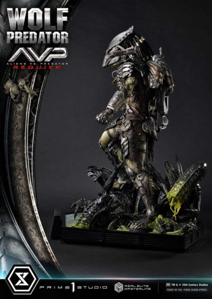 Alien vs. Predator Real Elite Masterline Series Statue 1/3 Requiem Wolf Predator 95 cm – Bild 14