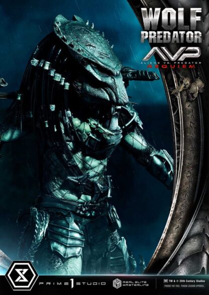 Alien vs. Predator Real Elite Masterline Series Statue 1/3 Requiem Wolf Predator 95 cm – Bild 20