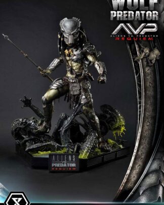 Alien vs. Predator Real Elite Masterline Series Statue 1/3 Requiem Wolf Predator Deluxe Ver. 95 cm