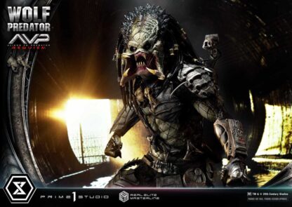 Alien vs. Predator Real Elite Masterline Series Statue 1/3 Requiem Wolf Predator Deluxe Bonus Ver. 95 cm – Bild 16