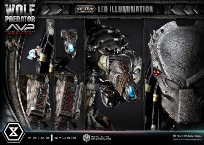 Alien vs. Predator Real Elite Masterline Series Statue 1/3 Requiem Wolf Predator Deluxe Bonus Ver. 95 cm – Bild 25