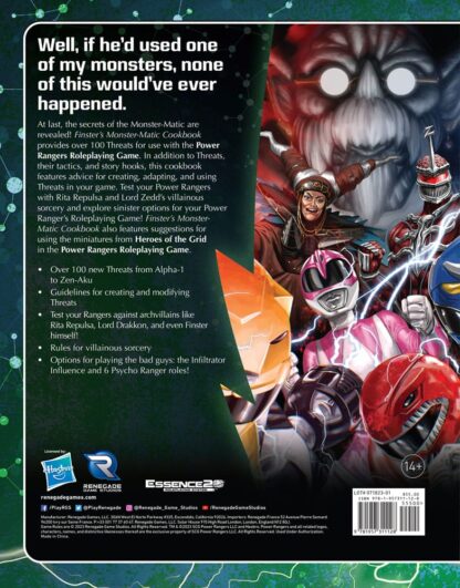 Power Rangers RPG Buch Finster's Monster-Matic Cookbook Sourcebook *Englische Version* – Bild 4