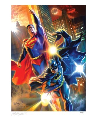 DC Comics Kunstdruck Batman & Superman: World's Finest 61 x 46 cm - ungerahmt
