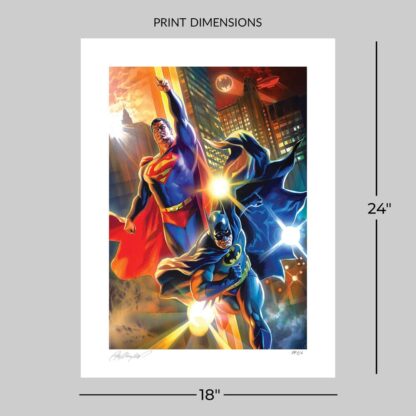 DC Comics Kunstdruck Batman & Superman: World's Finest 61 x 46 cm - ungerahmt – Bild 3