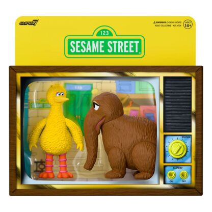 Sesamstraße ReAction Actionfiguren 2er-Pack Big Bird and Mr. Snuffleupagus 10 cm – Bild 8
