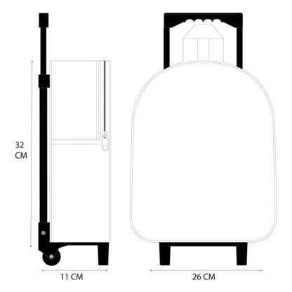 Hello Kitty Rucksack 3D Trolley Another Dimension 32 cm – Bild 5