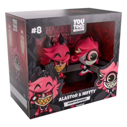 Hazbin Hotel Vinyl Figuren Alastor & Niffty Monitor Buddiez – Bild 5