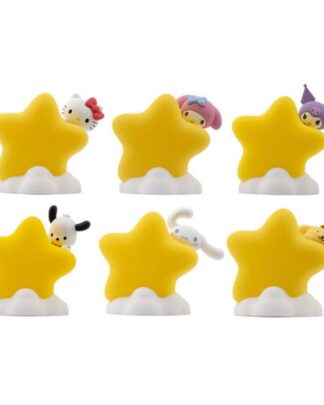 Sanrio Bedside Light Star Light Series Minifiguren Hello Kitty and Friends 8 cm Display (12)             - Beschädigte Verpackung