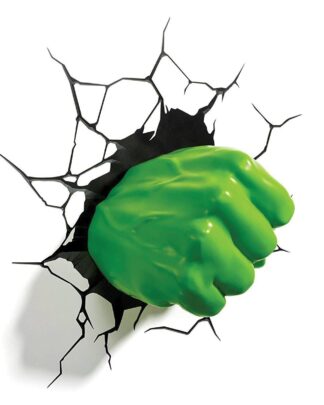 Marvel 3D LED Leuchte Hulk Fist - Beschädigte Verpackung