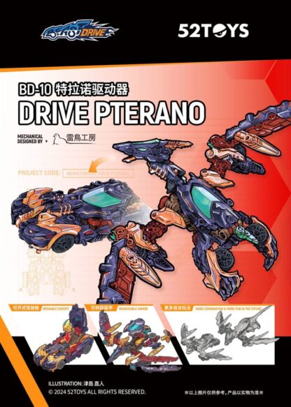 Beastbox Figuren BD-10 Drive Pterano 11 cm – Bild 13