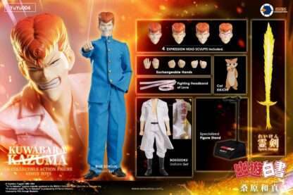 Yu Yu Hakusho Actionfigur 1/6 Kazuma Kuwabara 30 cm – Bild 23