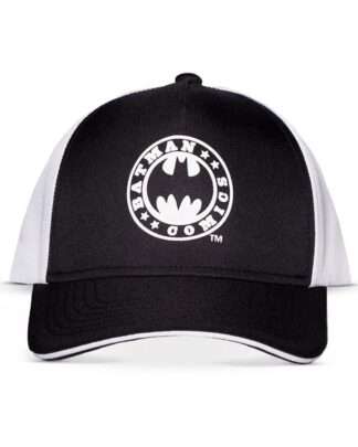 DC Comics Baseball Cap Batman Logo Black & White