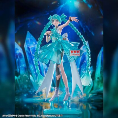 Hatsune Miku Clearluxe  PVC Statue Emerald Gem 28 cm – Bild 2