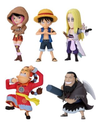One Piece WCF Minifiguren 7 cm Sabaody Island The Worst Generation Display (12)