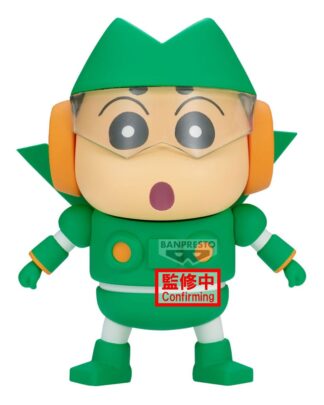 Crayon Shinchan Cosplay PVC Statue Kantam Robo Shinchan 12 cm