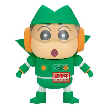 Crayon Shinchan Cosplay PVC Statue Kantam Robo Shinchan 12 cm