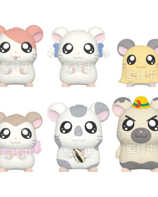 Hamtaro Minifiguren mit Beflockung 4 cm Display (8)