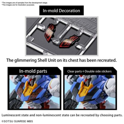 Gundam: The Witch from Mercury High Grade Plastic Model Kit 1/144 Gundam Aerial - Beschädigte Verpackung – Bild 3