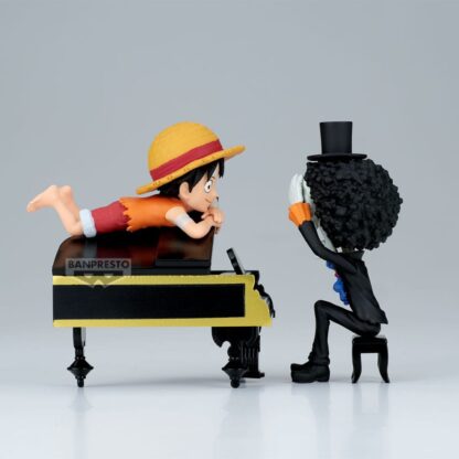One Piece WCF Log Stories PVC Statue Luffy & Brook 8 cm – Bild 2