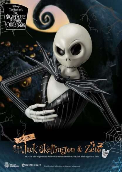 Nightmare before Christmas Master Craft Statue Jack Skellington & Zero 39 cm – Bild 6