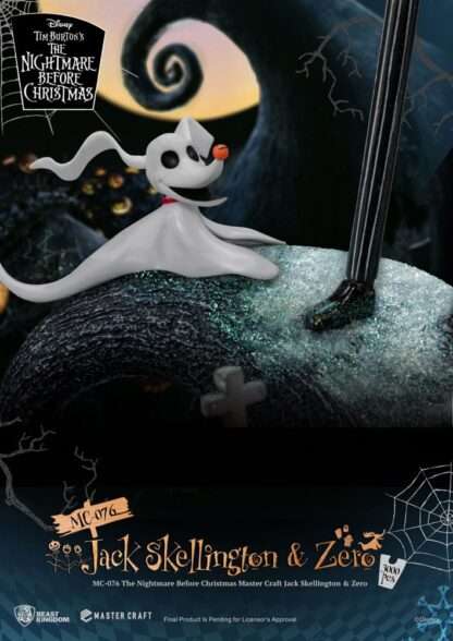 Nightmare before Christmas Master Craft Statue Jack Skellington & Zero 39 cm – Bild 7