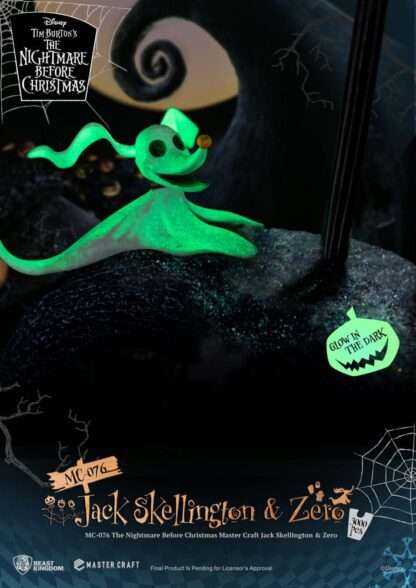 Nightmare before Christmas Master Craft Statue Jack Skellington & Zero 39 cm – Bild 9