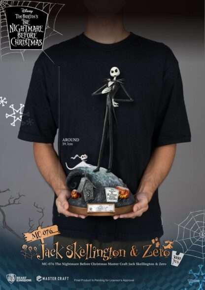 Nightmare before Christmas Master Craft Statue Jack Skellington & Zero 39 cm – Bild 10