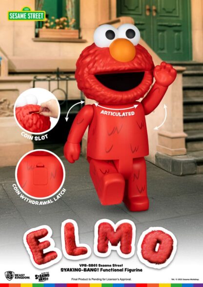 Sesamstraße Syaing Bang Vinyl Spardose Elmo 47 cm – Bild 6