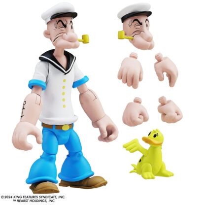 Popeye Actionfigur Wave 03 Popeye 1st Appearance White Shirt  - Beschädigte Verpackung – Bild 2