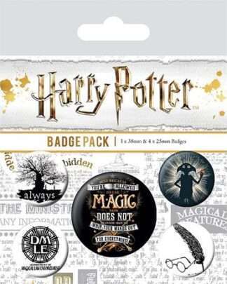 Harry Potter Ansteck-Buttons 5er-Pack Symbole