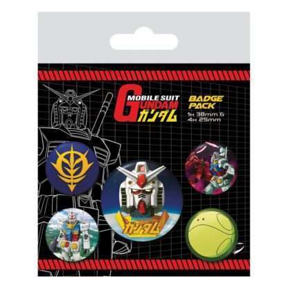 Mobile Suit Gundam Ansteck-Buttons 5er-Pack Intergalactic