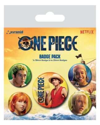 One Piece Ansteck-Buttons 5er-Pack The Straw Hats