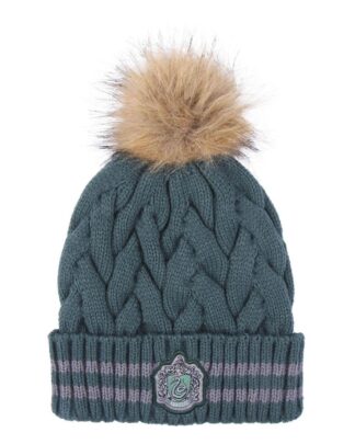 HaHarry Potter Beanie Pompon Slytherin Dark Green