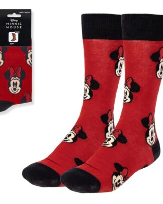 Disney Socken Minnie Face Red 36-43
